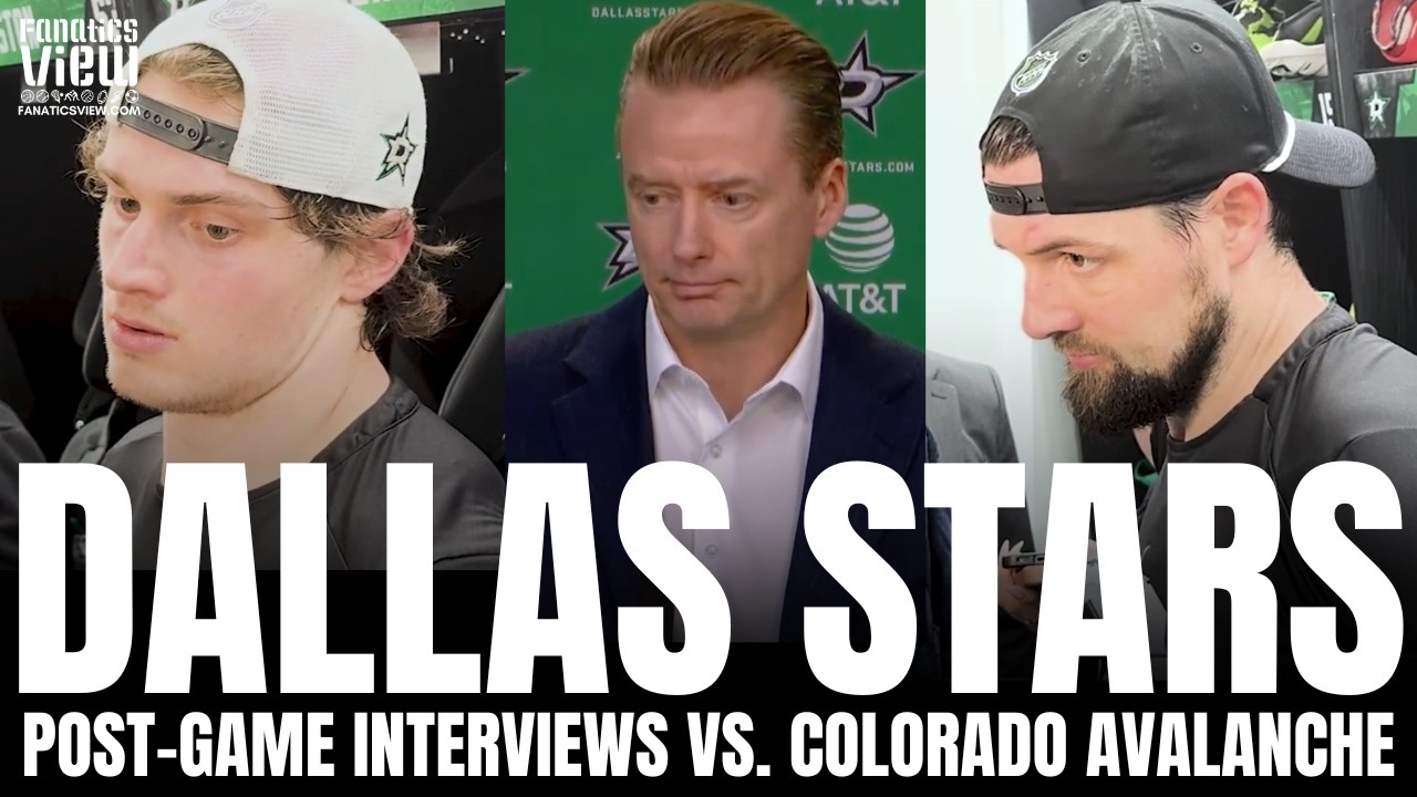 Jamie Benn, Glen Gulutzan, Miro Heiskanen & Dallas Stars Respond to Blowing Late Lead vs. Colorado