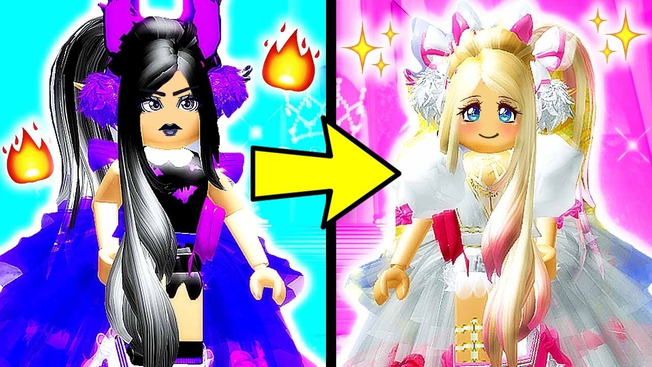 The Dark Fairy Who Turned Light Ep 2 Royale High - mermaid princess dark purple hair roblox