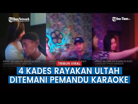 Viral Video Empat Kepala Desa di Pati Asyik Karaokean Ditemani Pemandu Lagu Buat Rayakan Ultah