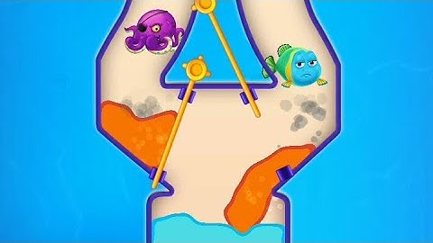 Save the fish game pull the pin game - All Levels Gameplay Android,ios (Levels 53-55 ) Walkthrough,