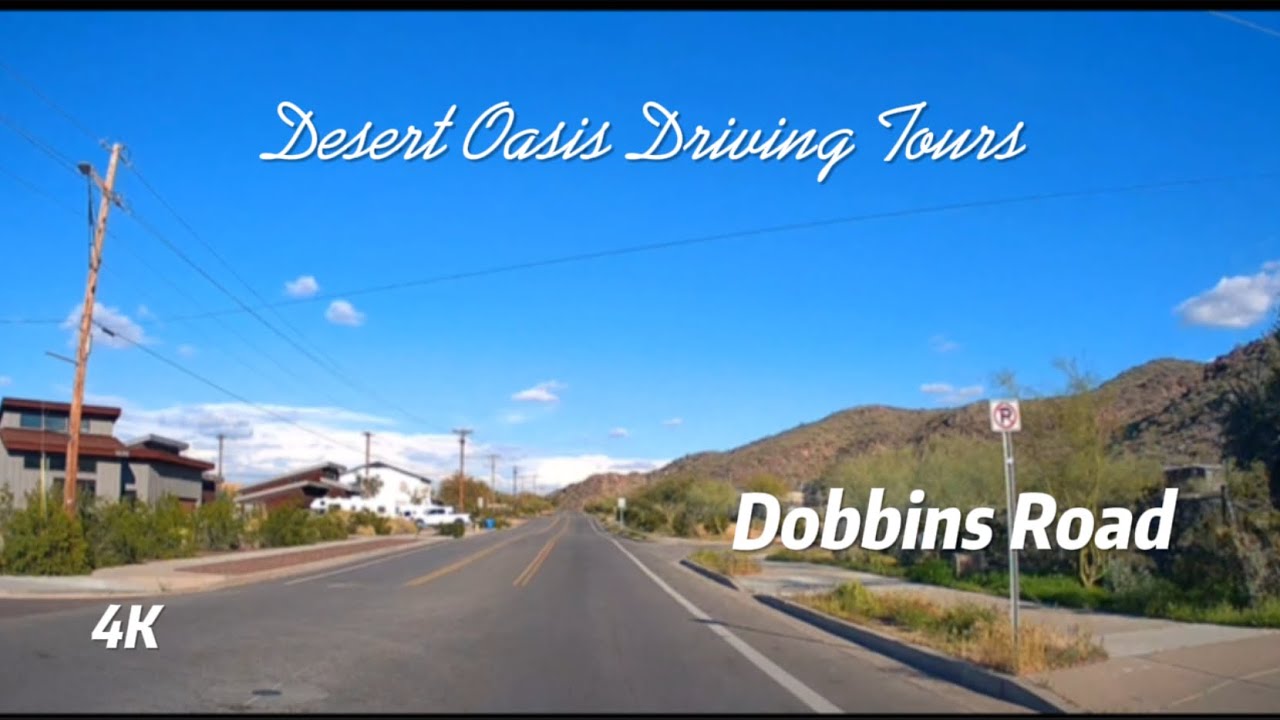 4K Roadscapes Driving Tour Phoenix, AZ Dobbins Road YouTube