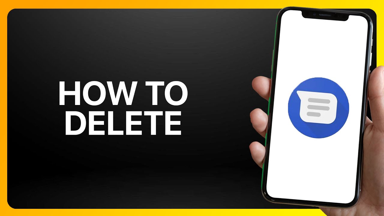 How To Delete Google Messages Tutorial - YouTube