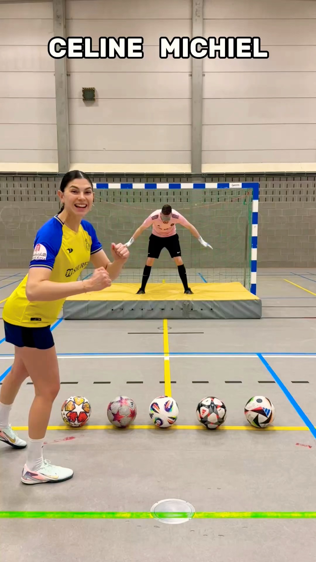 Blindfold Goalkeeper Challenge ??