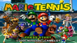 Solo Stream #24 - Mario Tennis (Star Tournament with Donkey Kong Jr.) (N64, Part 17)