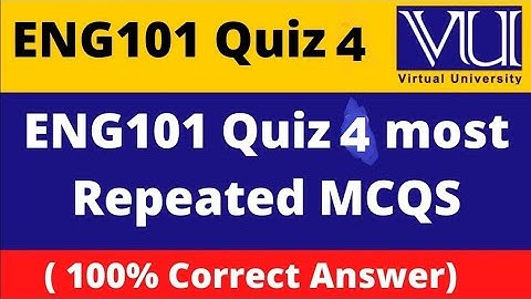 Eng101 Quiz 4 Fall 2022 #ARSciencelogy @ARSciencelogy