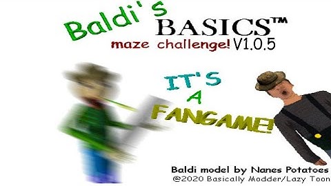 im playing Baldi