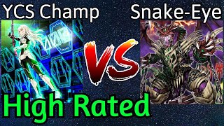 YCS Champion Vs Snake-Eye Kashtira High Rated DB Yu-Gi-Oh!