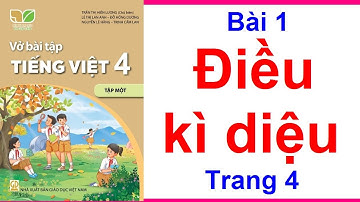 Vở Bài Tập Tiếng Việt Lớp 4 Kết Nối Tri Thức – Bài 1 Điều kì diệu – Trang 4