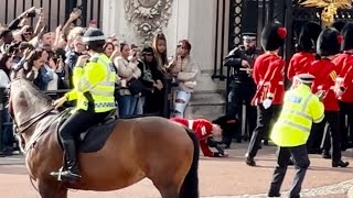 King’s Guard Falls During Changing Of The Guard