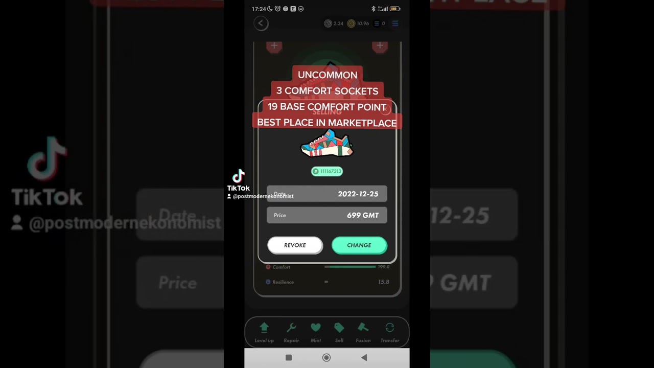 STEPN SNEAKER FOR SALE - BEST PRICE IN MARKETPLACE