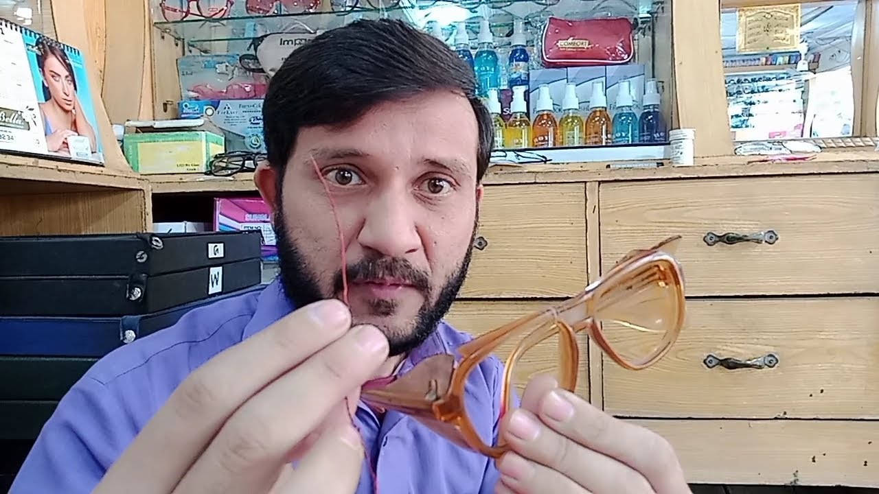plastic frame glasses ko wire sy jorny ka tarika plastic frame repair star optical glass