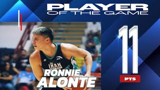 RONNIE ALONTE | PLAYER OF THE GAME | 11 PTS vs. ILOILO UNITED ROYALS | MPBL REGULAR SEASON 2024