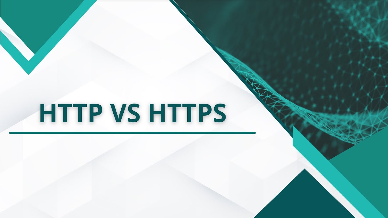 Networking Basic - HTTP VS HTTPS - YouTube