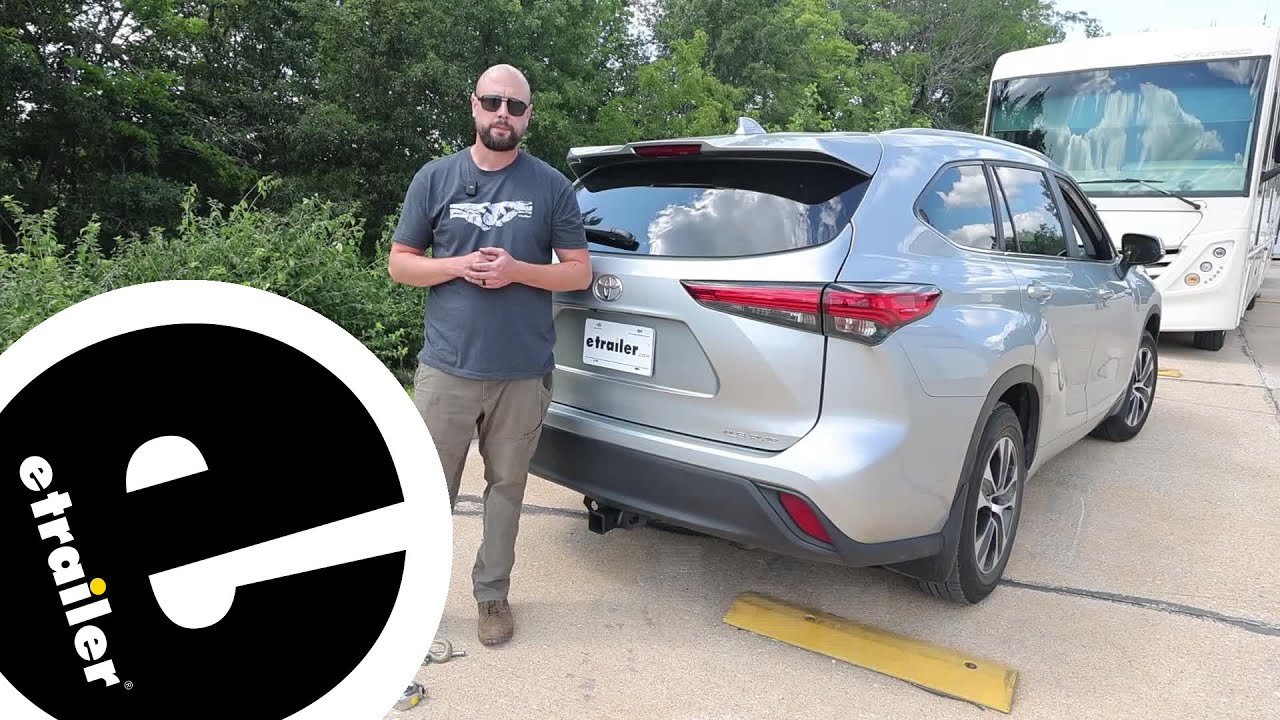 How to Install the etrailer Trailer Hitch Receiver on a 2024 Toyota Highlander