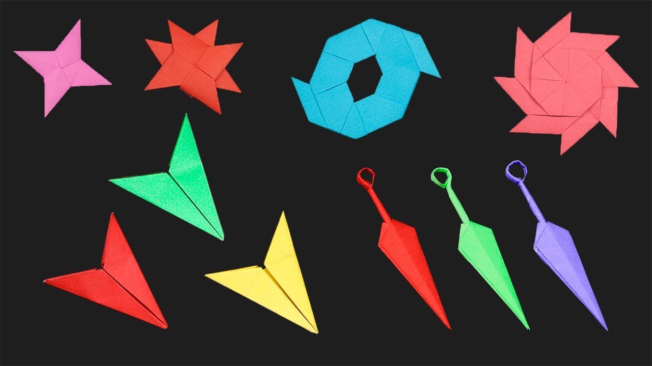 Top 07 Easy Origami Ninja Starswordknife How To Make