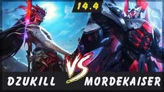 Dzukill - Yone vs Mordekaiser TOP Patch 14.4 - Yone Gameplay