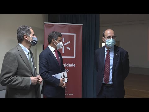 Ministro da Ciência Tecnologia e Ensino Superior visita polo da Universidade do Minho em Famalicão