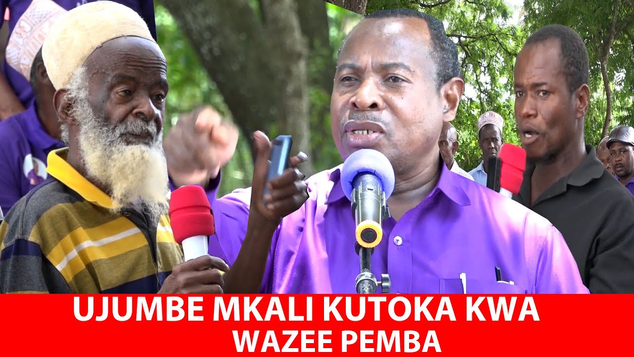 WAZEE YA PEMBA WAFUNGUKA MBELE YA MH OMO