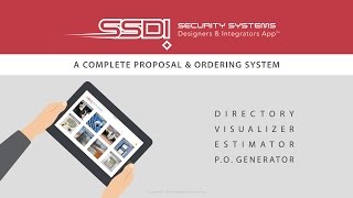 SSDI App for Dealers & System Integrators