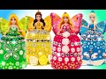 DIY Amazing Clay Dresses with Wings for Princess Mini Dolls