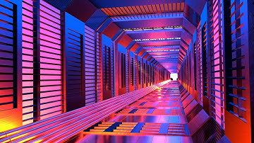 SciFi tunnel made in blender 2.8.