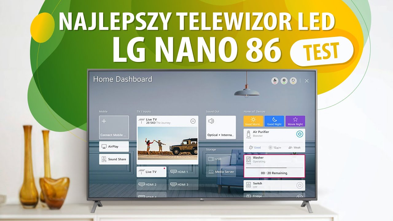 LG NanoCell - najlepsze telewizory LED. Testujemy Nano86 - YouTube