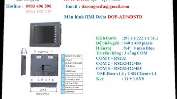 Màn hình cảm ứng HMI Delta DOP-AE57(B)(C)(G)STD/DOP-AE80THTD/DOP-AE94BSTD/DOP-AE10THTD1