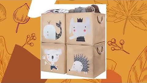 Cube Storage Boxes compatible with IKEA Kallax unit and other inserts