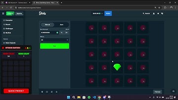 Using #stake mines FREE predictor bot to make $1000 bets ! 24 Mines Predict Showcase