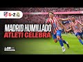 Atlético de Madrid humilla al Real Madrid | El Derbi madrileño lleno de contrastes