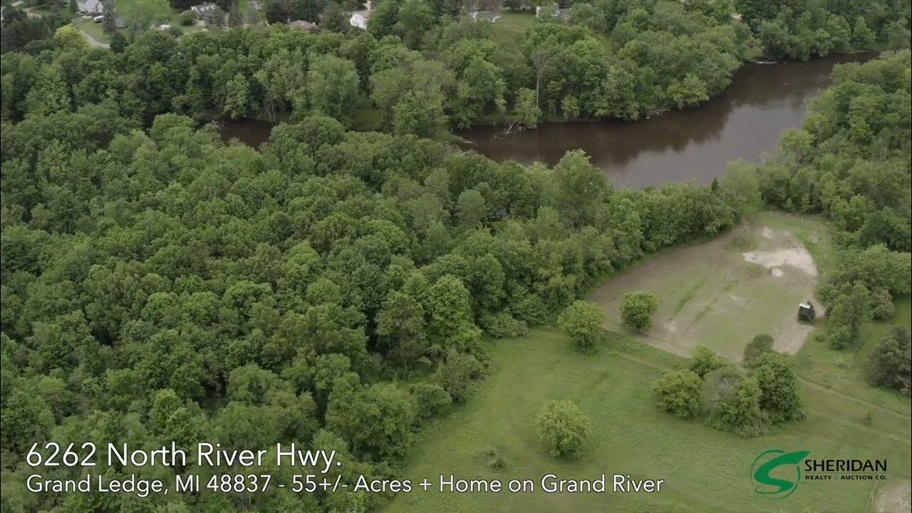 55+/ Acres + Home on Grand River, Grand Ledge, MI YouTube