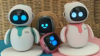 2 Eilik Little Companion Robots: Eiliks are Hilarious & Brilliant! 😆👍👍 Eiliks interacting 2