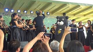中正國中21管20170818世大運花博公園開幕表演
