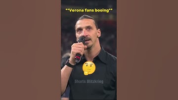 Zlatan *ROASTS* Verona fans in his retirement speech 🔥🔥🔥 #football #shorts #zlatan #ibrahimovic