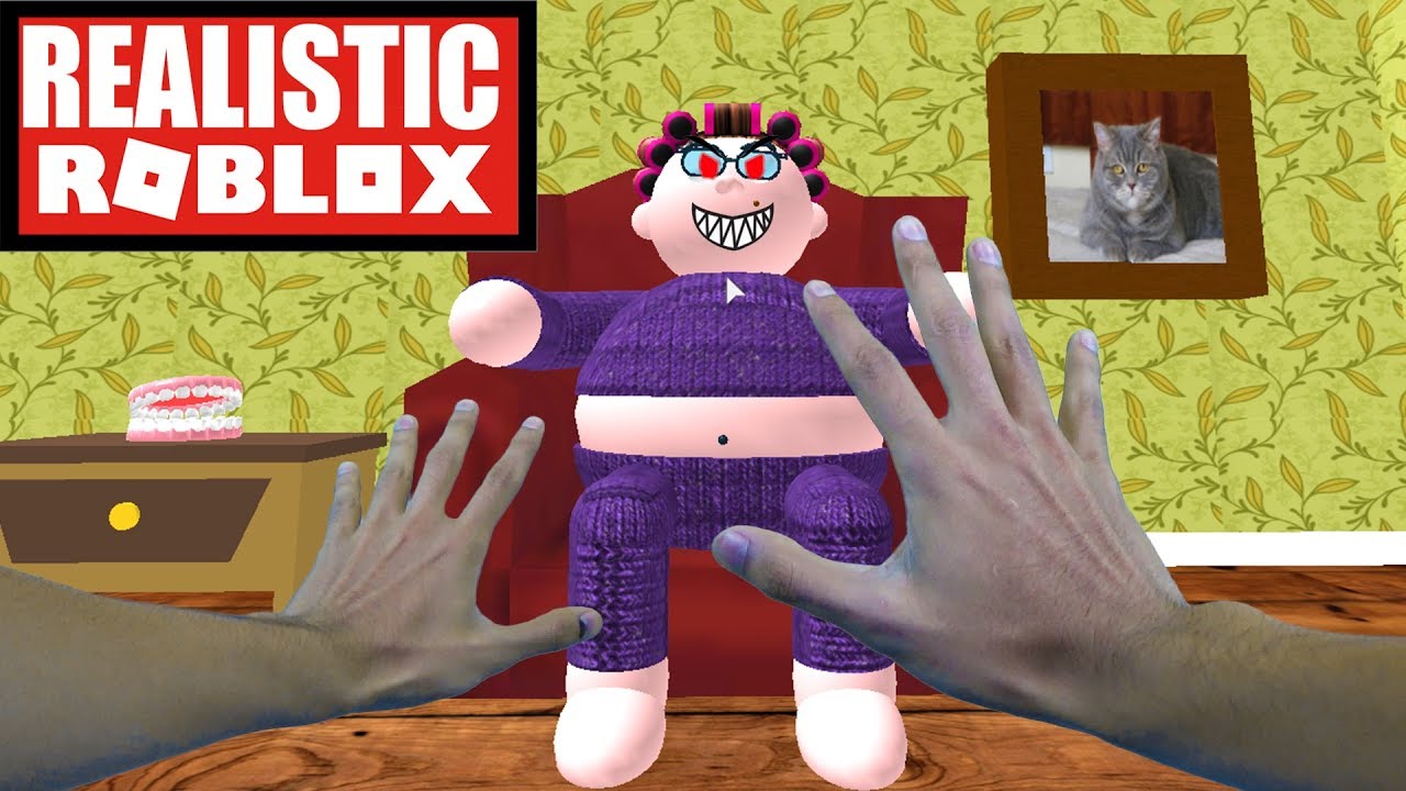 Realistic Roblox Escape The Evil Grandma In Roblox Granny Horror Game Youtube - granny evil roblox