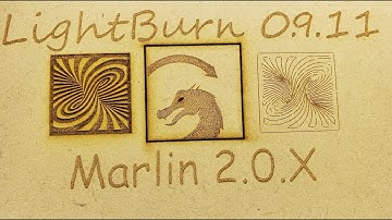 K40 Ramps Running Marlin 2.0.X with LightBurn outputting to the laser