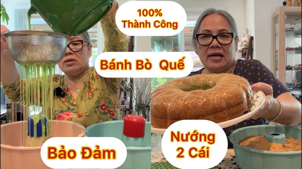Tập 1945: Bánh Bò Quế  Nướng Làm Một Lần Thành Công  Không Cần Bí Quyết Và Không Cần Nghĩ Nhiều  
