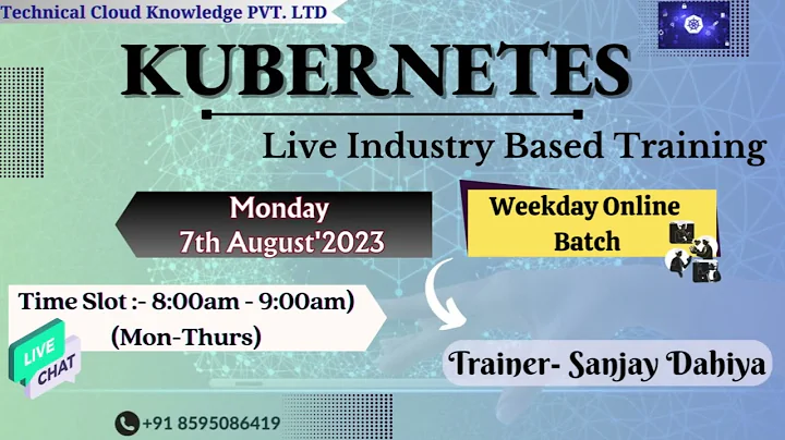 Kubernetes Live Weekdays Batch | Live Industry Based Training | By Sanjay Dahiya | #kubernetes
