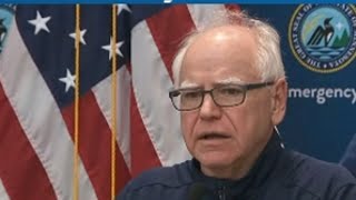Governor Walz tells angry Minnesotans to protest peacefully after ICE officer fatally shoots woman