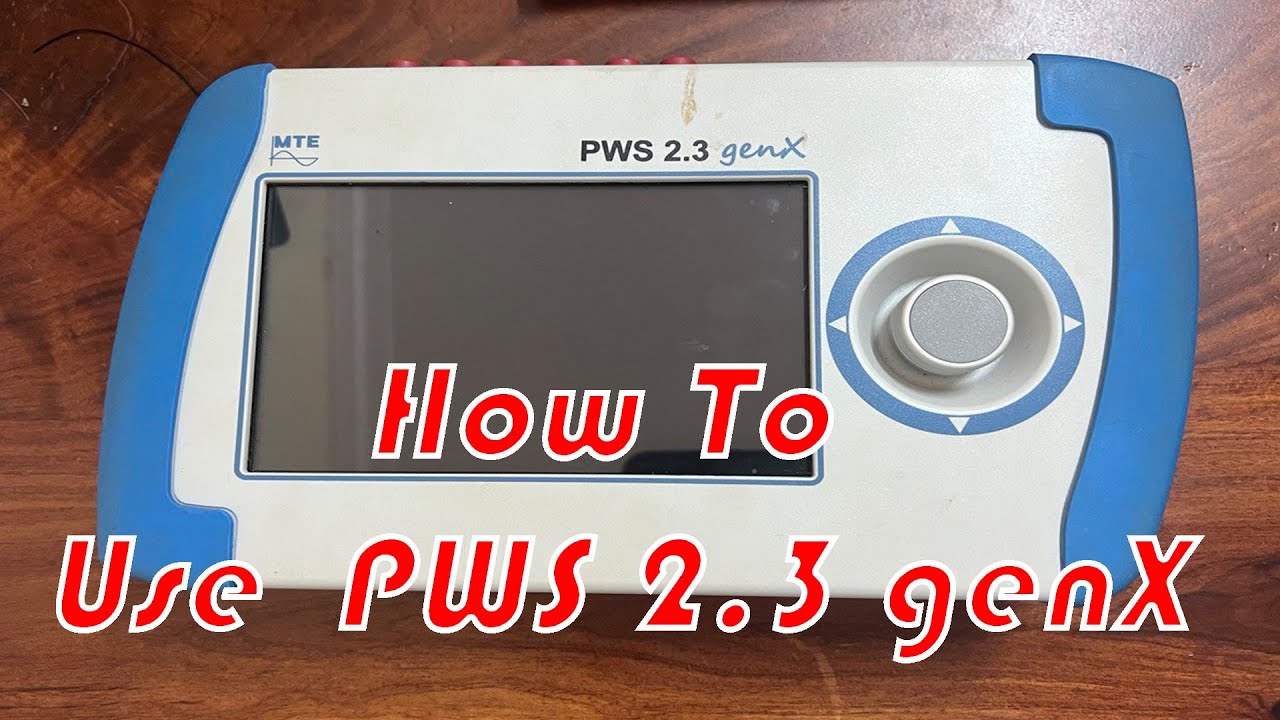 How To Calibrate Meter By PWS 2.3 genX របៀបថ្លឹងនាឡិកាស្ទង់ដោយម៉ាស៊ីន