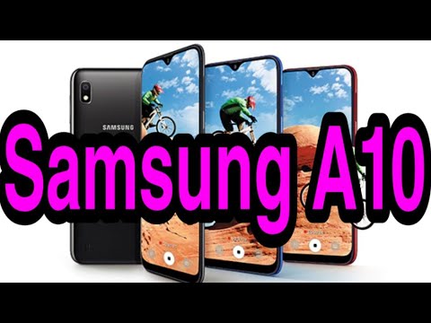 Samsung A10 blue