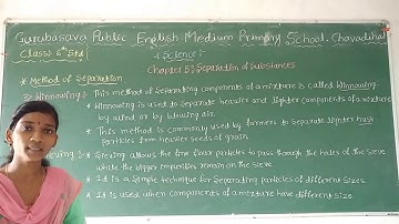 Class- 6th#science# chapter- 5# separation of substances#part- 3