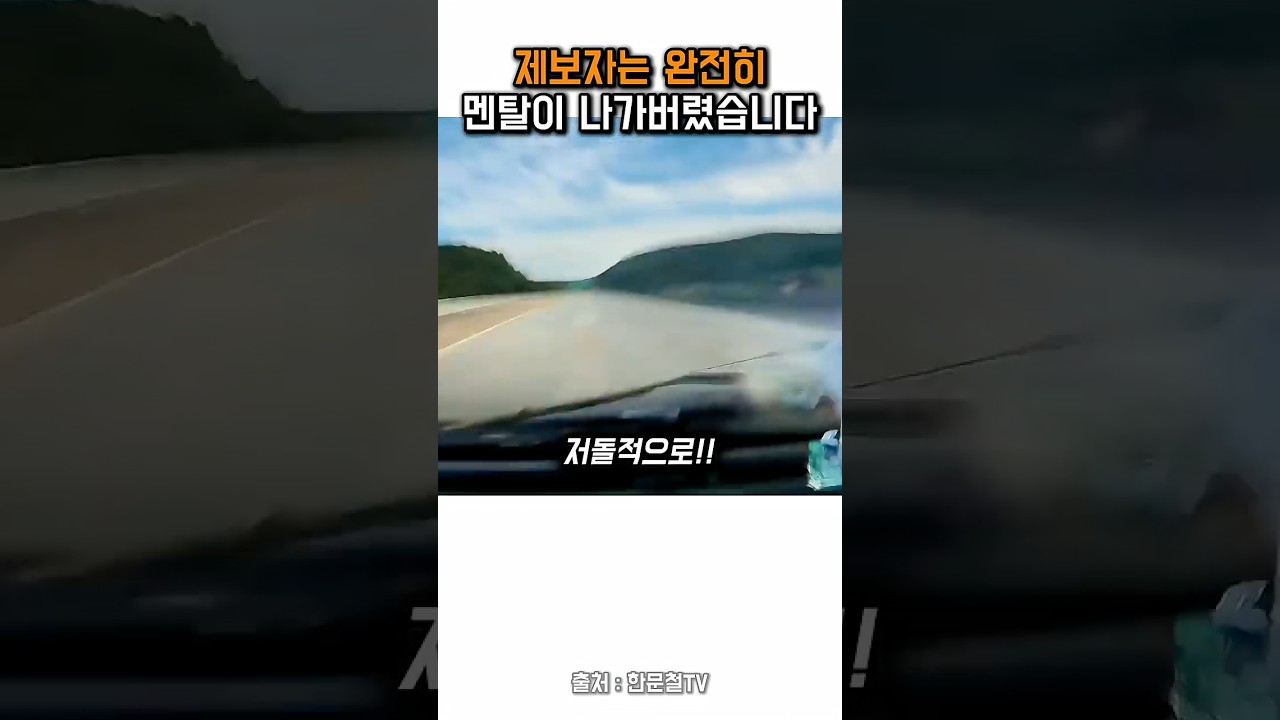 피할 수 없는 돌발상황 레이서가 오면 피할 수 있을까? 썸네일