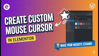 🎨 Create Custom Mouse Cursor in Elementor | Make Your Website Stand Out! screenshot 1