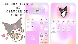 PERSONALIZANDO MI CELULAR DE KUROMI✨