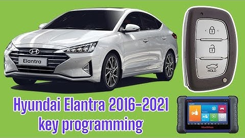 Hyundai Elantra 2016-2021 Smart Key programming Autel IM508/Otofix IM1