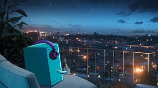 late night vibes rainy lofi hiphop [ chill beats to relax/ work/ study to ]