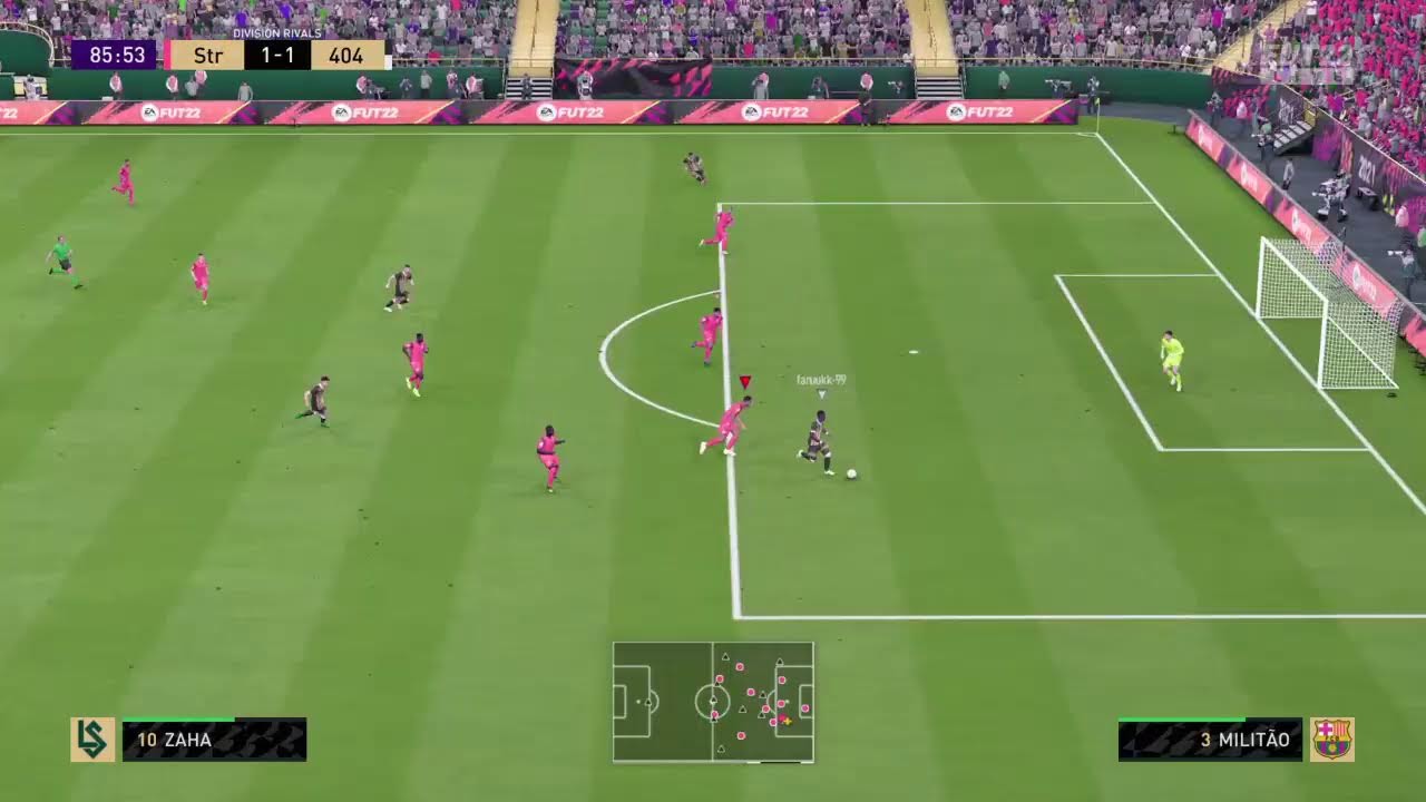 Fifa/online gameplay