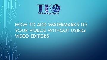 How to add logo/watermark to your videos without a video editor