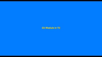 [Yii2 Framework] Module Gii Step By Step